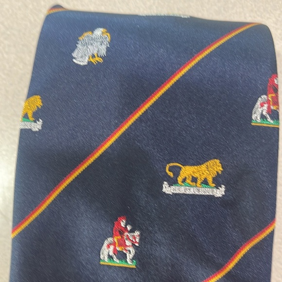 Men’s Maddocks & Dick LTD pure silk custom handmade tie Vintage - Picture 3 of 5